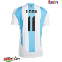Camiseta Argentina Angel Di Maria #11 Primera Equipación Copa America 2024 manga corta
